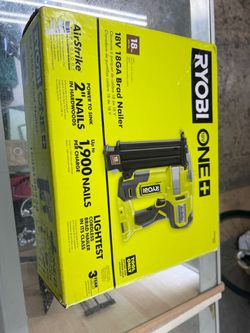 RYOBI ONE+ 18V AirStrike 18-Gauge Brad Nailer