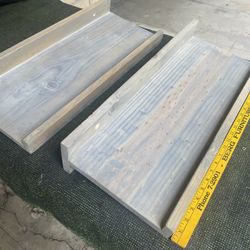 Shelves Floating Pair Wood 