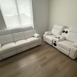 Brand New Power Reclining Sofa and Loveseat / Sofa y Loveseat Reclinables Nuevo a Estrenar … Fast 🚚