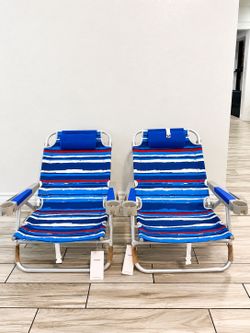 Backpack beach chairs