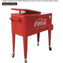 Coca Cola Rolling Cooler 