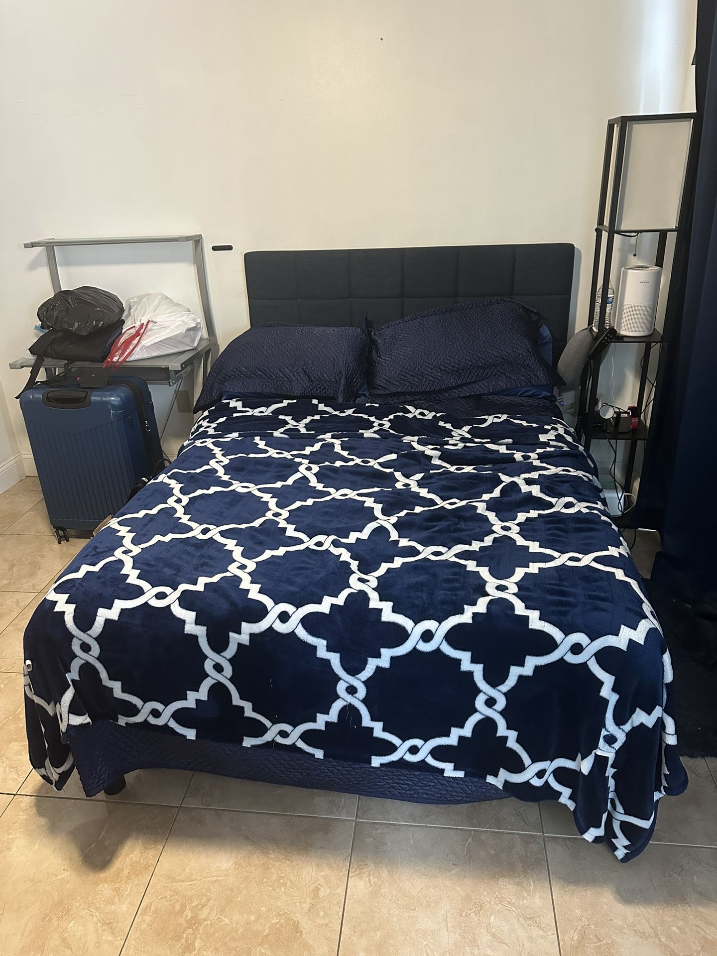 Full Size Bed (Mattress + Frame + Adjustable Base)