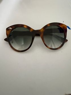 Gucci Women’s Cat Eye Tortoise Shell Sunglasses Brown Tinted Lenses USED NO BOX