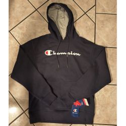 Champion Fleece Hoodie Sweatshirt- medium