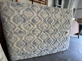 Queen size bed and headboard