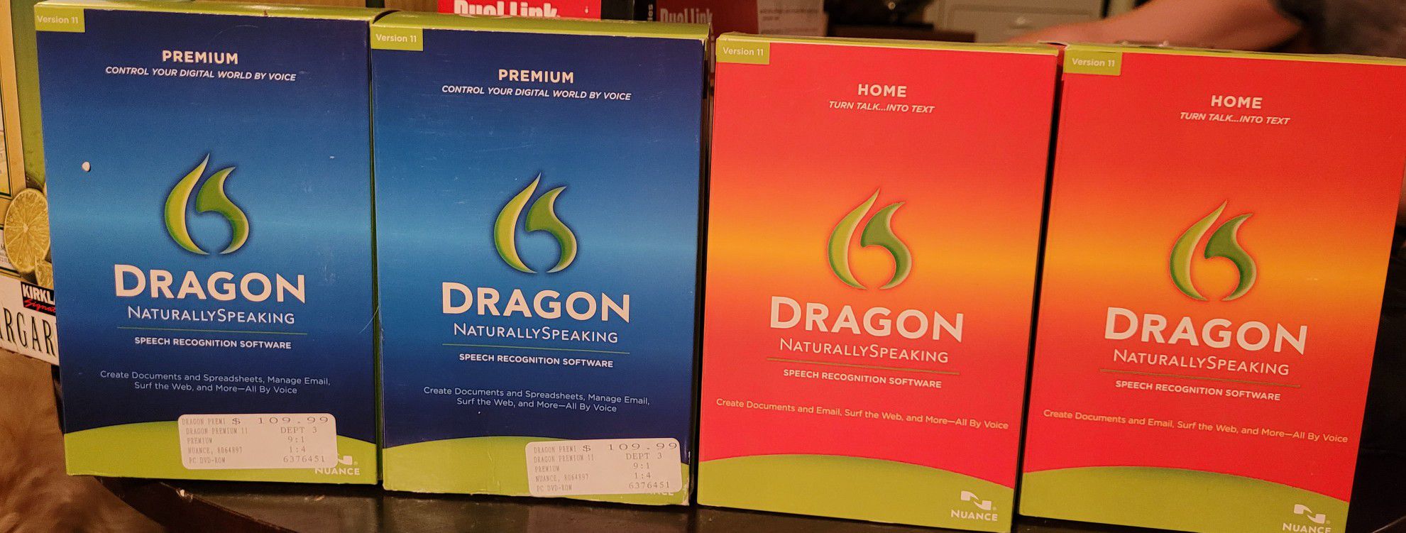 Dragon Naturally Speaking Premium or Home Editions