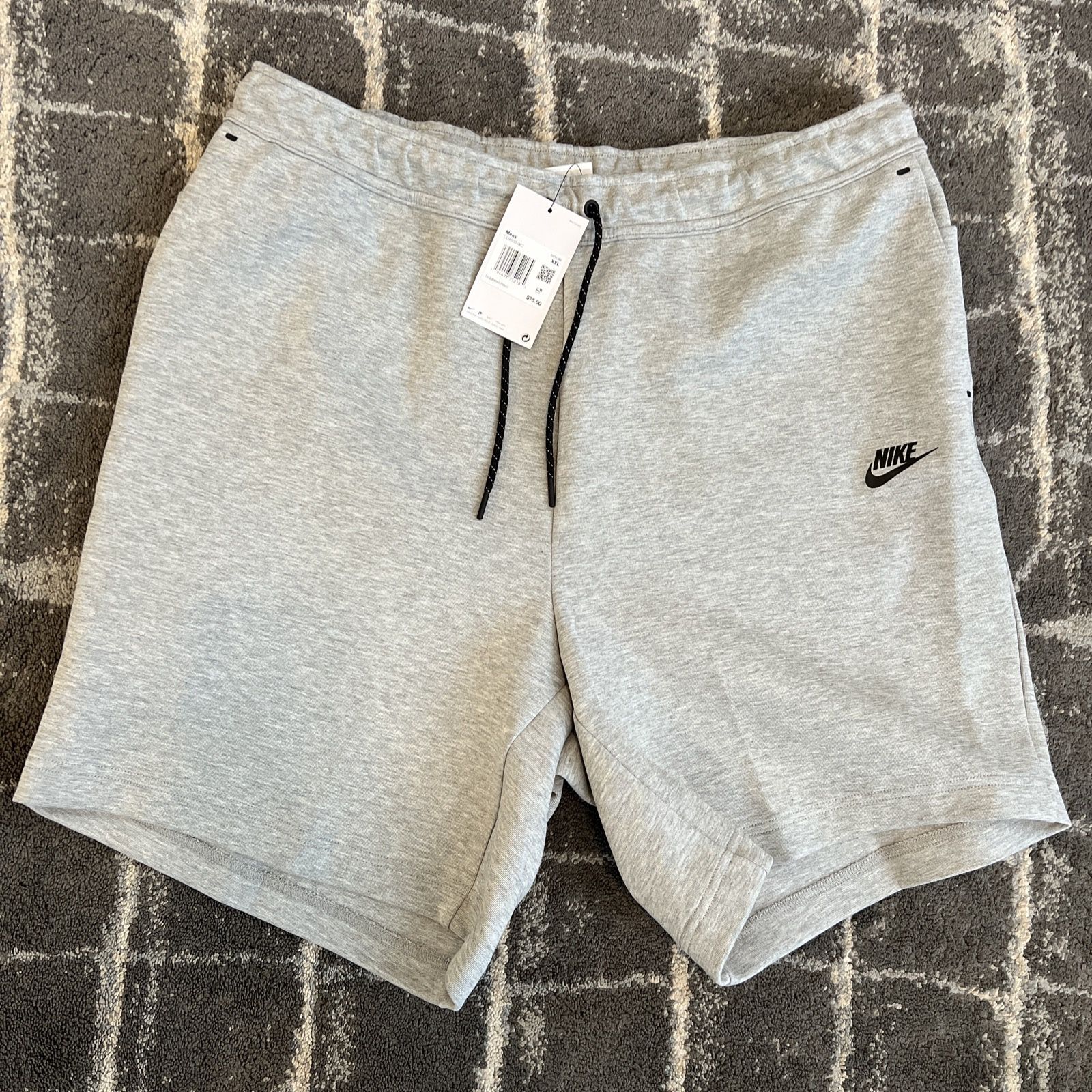 Nike Sportswear Tech Fleece Shorts Gray Men’s Size XXL - CU4503-063
