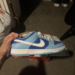 Nike Dunk Low Retro (white and blue)