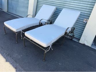 Patio,O.W.Lee 2 Outdoor Lounges,Pool chairs.Recliner.