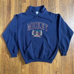 Vintage Disney Mickey Mouse mock neck sweatshirt