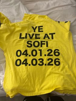 Ye Live At SoFi Long Sleeve Yellow