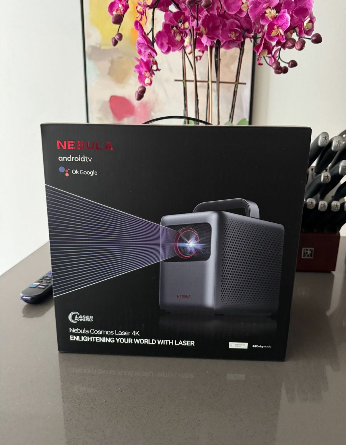 Nebula Cosmos 4k Laser Projector