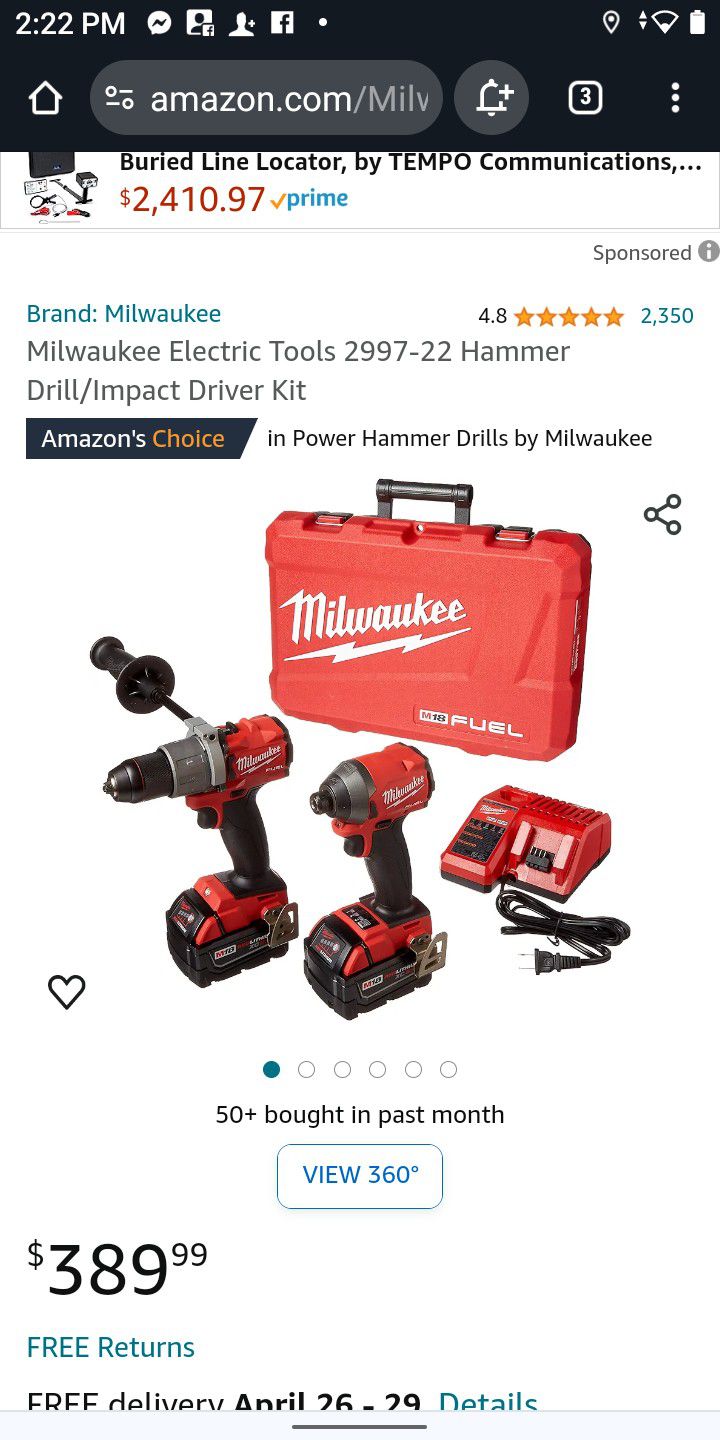 Milwaukee 2997-22 Combo Kit