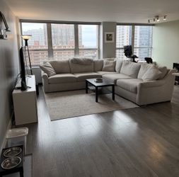 Three piece sectional couch