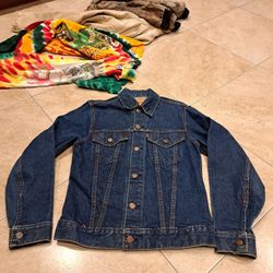 Vintage Levi's Type III big E Trucker Jacket 1970s OG