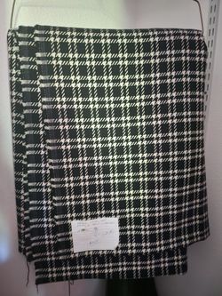Wool Plaid/Houndstooth Fabric
