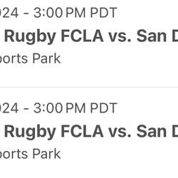 5/26: Rugby FC LA vs San Diego Legion