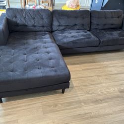Left Sided Chaise Sofa 