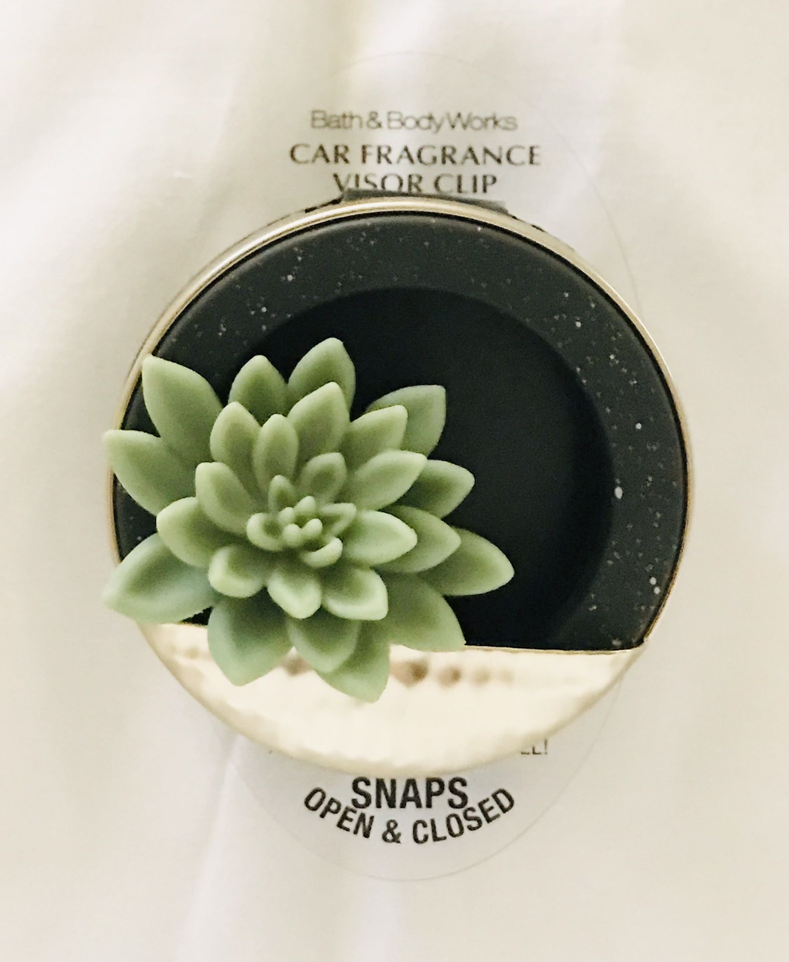 New! BATH & BODY WORKS 💕🪴Succulent Planter🪴💕 Visor Clip Car Fragrance Holder