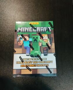 Sealed Panini Minecraft Booster Box