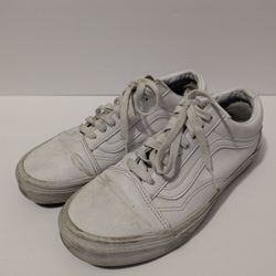 Women's White Vans