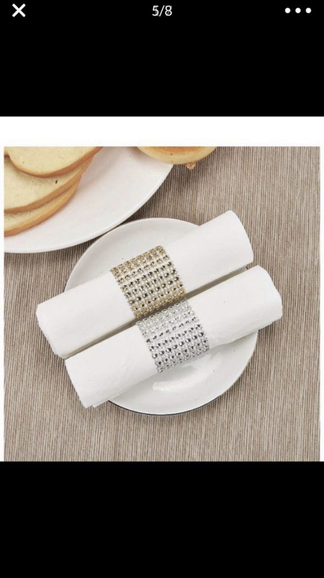 napkin rings for party wedding。 gold /sliver 50pcs/$5