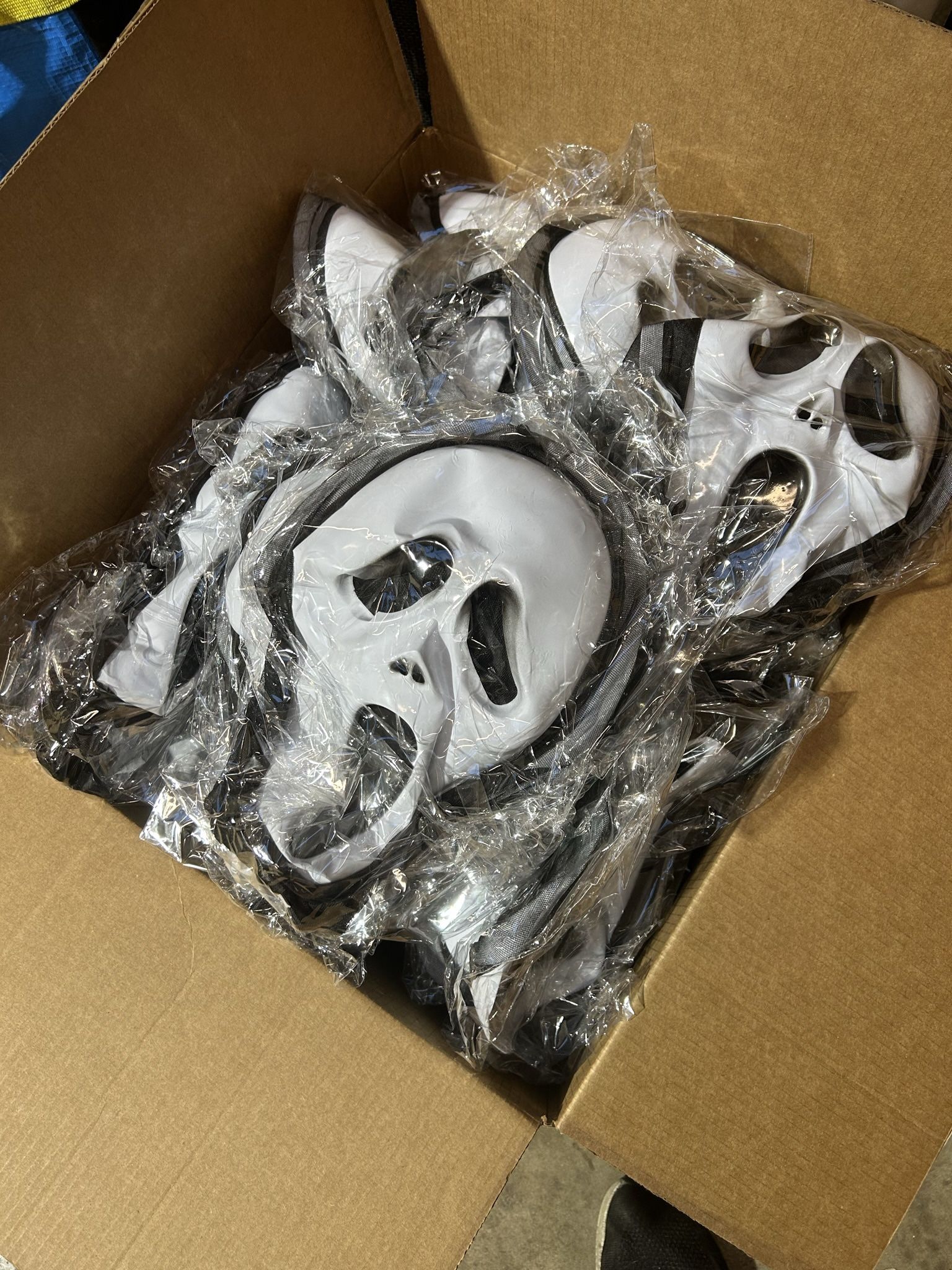 50pc Ghost Mask For Decorating Halloween Costume 