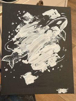 Pintura con técnica de acrílico hecha a mano