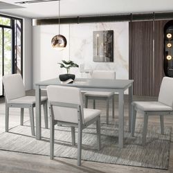 New Gray 5pc Dining Set