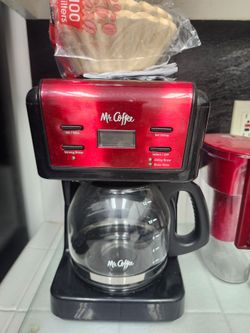 Newer Mr Coffee 12- cup coffee maker  & Filters  $18.- Firm