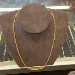 14KT Gold Rope Chain 33193-2