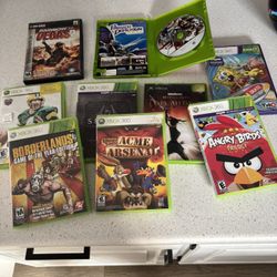(9) Xbox 360 Games. All For $25.
