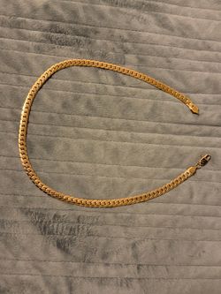 Rose gold Cuban Link Chain Necklace