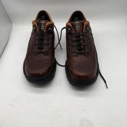 Timberland 74129 Travel Gear Brown Leather Oxford Shoes Men Size 11 M
