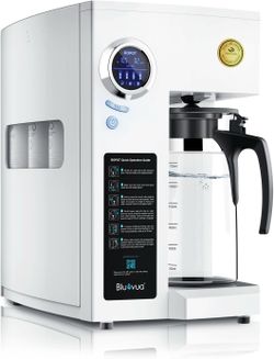 Bluevua RO100ROPOT-UV Reverse Osmosis System Countertop 5-Stage Water Filter