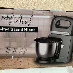 Kitchen Ace 2 In 1 Stand Mixer