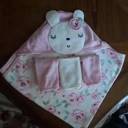 Gerber 4 Piece Terry Bath Set $5