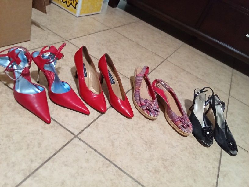 4 Pairs Of Heels
