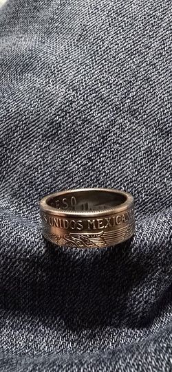 Peso Coin Ring Size 10.5