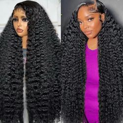 Lace Front Human Hair, Deep Wave