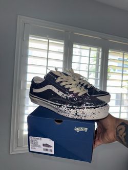 Vans Premium Old Skool 36 Paint Splatter Charcoal Grey 10.5
