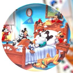 Vintage (1990s) Disney Mickey Mouse Through the Years Decorative Plate - Japan