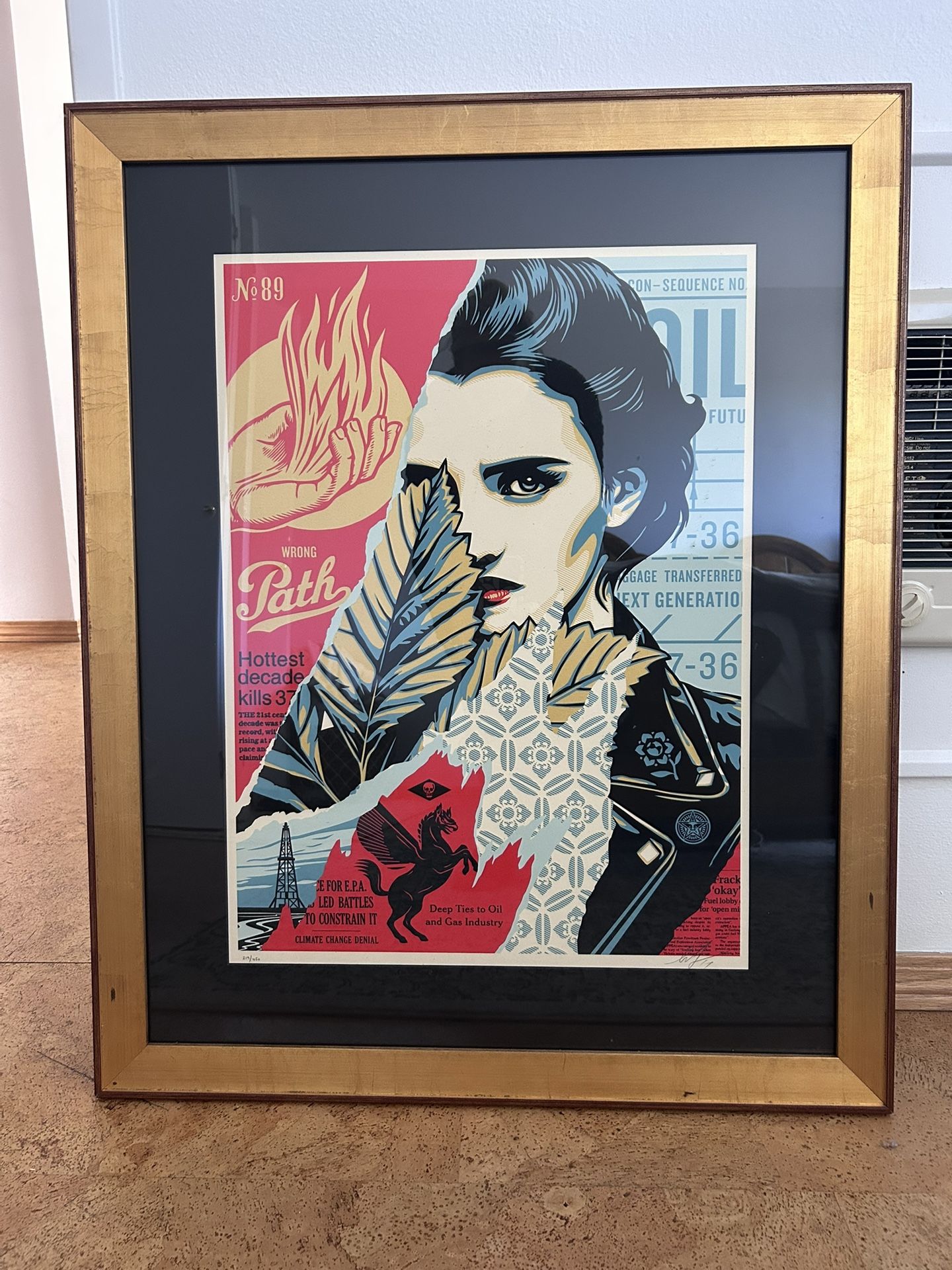 Shepard Fairey Signed Print - Rare find