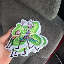 Bunch Of MYLAR Bags Rick And Morty From Etsy