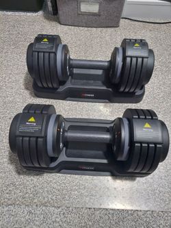 Adjustable dumbbells