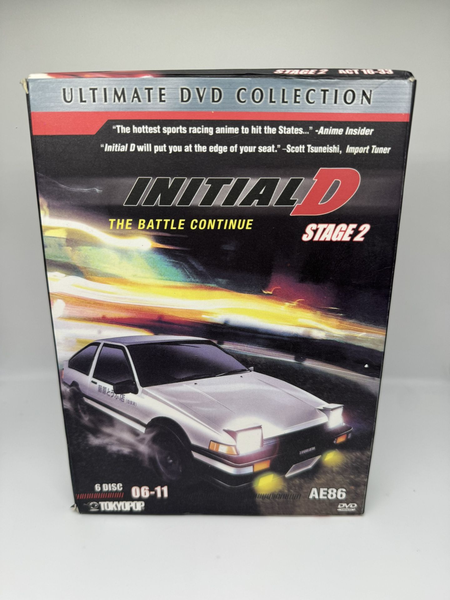Initial D 06-11 6 Disc DVD The Battle Continues