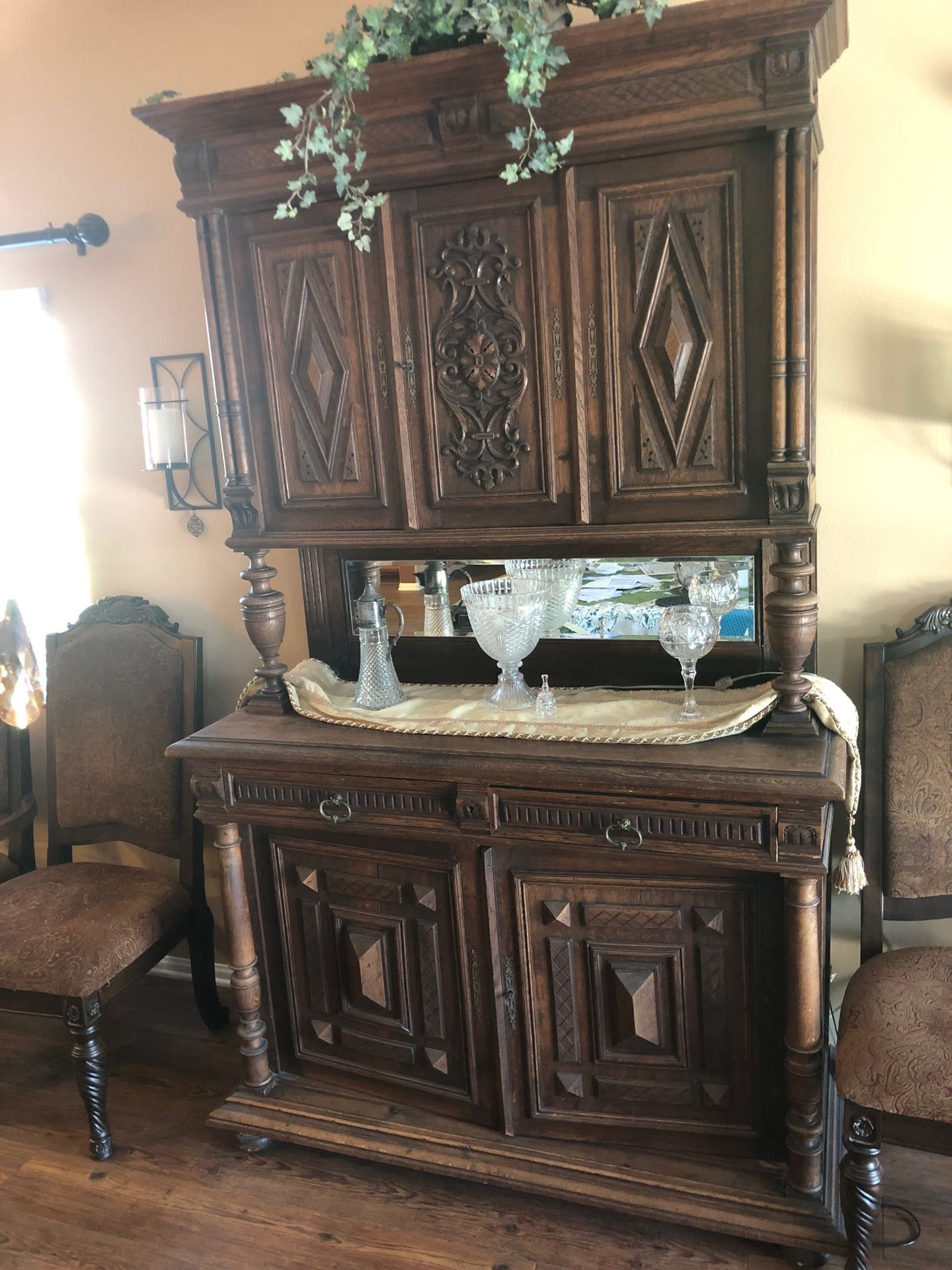 Beautiful Antique Hutch/Cabinet