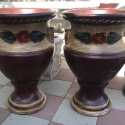 New Flower Pots Made Out Of Clay 