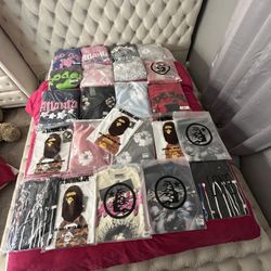Spi5der,denim Tear,hellstar,bape
