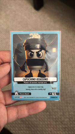 Capuchino assassino trading card